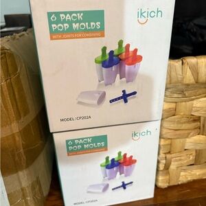 Ikich 6 Pack Pop Molds